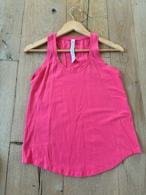 lululemon Love Tank size 4 in red/pink